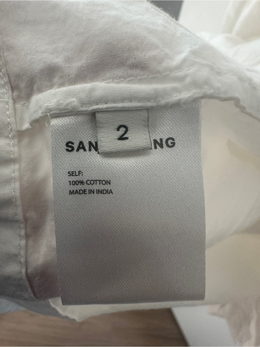Sandy Liang Opa Dress in White - Size 2 - Picture 7 of 8